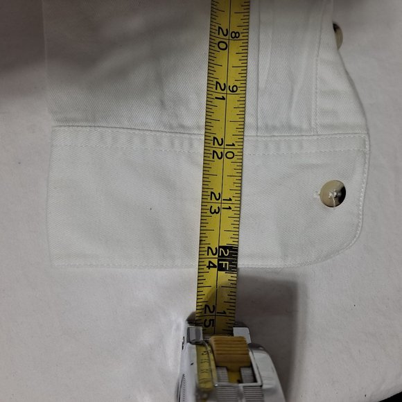 Quacker Factory Shirt Woman Size 3X Embroidere Rooster Colorful Button Up Pocket - Picture 11 of 11